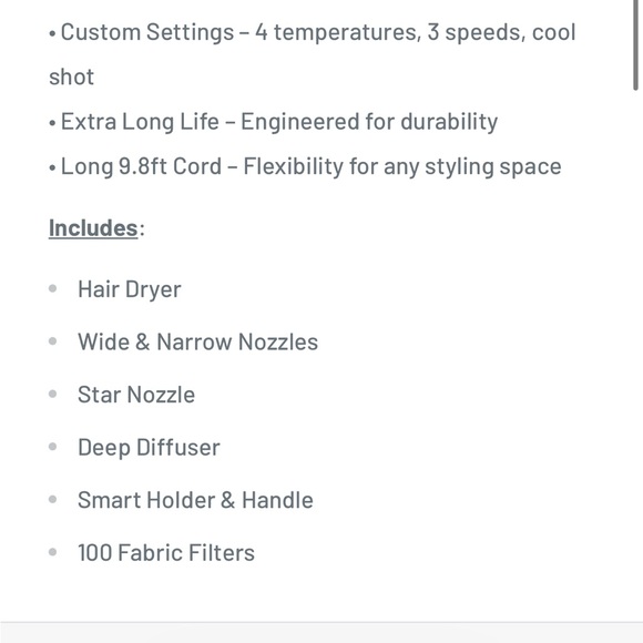 NEW! GAMA Professional iQ Sfera Hairdryer & Accessories. New! Not Even Released! - Picture 8 of 13